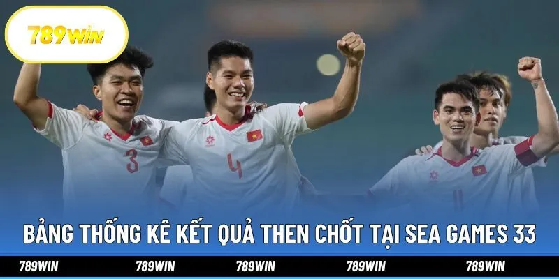 Bảng thống kê kết quả then chốt tại SEA Games 33