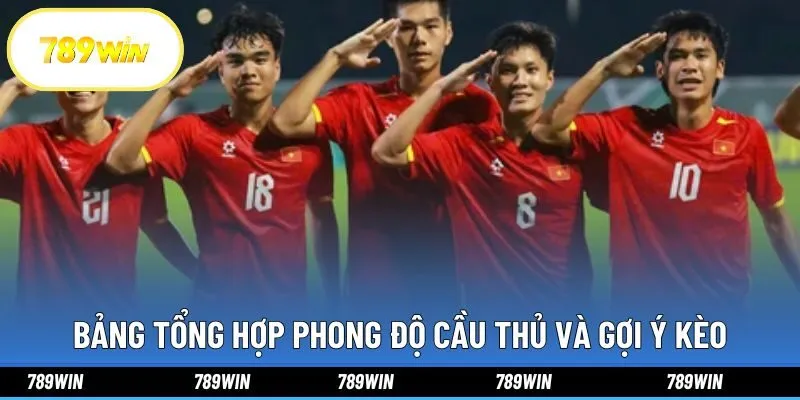 Bảng tổng hợp phong độ cầu thủ và gợi ý kèo