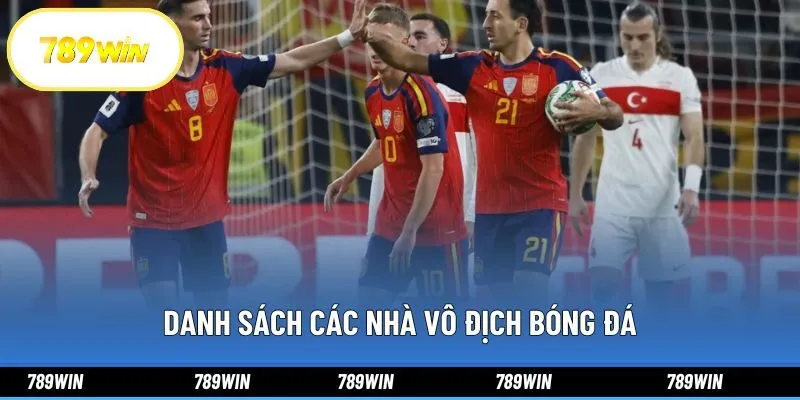 Danh sách các nhà vô địch 