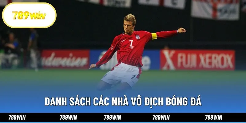 Danh sách các nhà vô địch bóng đá